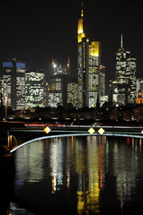 Wall Mural - Frankfurt, abends