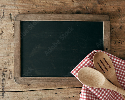 Board z aluminiowym obramowaniem Tablica i łyżki