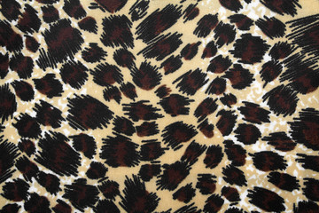 Leopard fabric texture