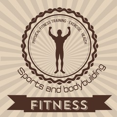 Wall Mural - Fitness Icons