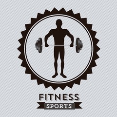 Wall Mural - Fitness Icons