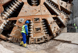 huge tunnel boring machine