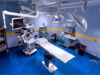 operating room view from above