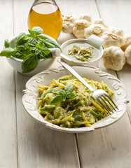 pesto trofie typical genoa recipe