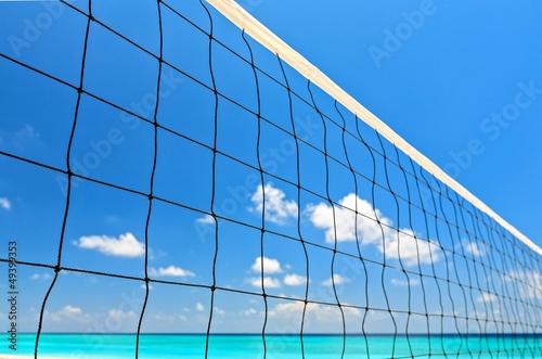 Naklejka samoprzylepna Siatkówka plażowa