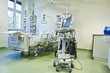 Intensive care unit with monitors