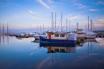 Wall Mural - Scene of Toronto Yacht Club