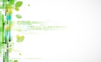 Aufkleber - abstract retro ecology computer technology business background