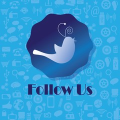 follow me and follow us