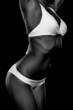 © PictureArt - Woman with bikini in black and white