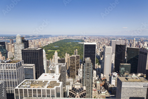 Tapeta ścienna Manhattan z wysokiego punktu widzenia