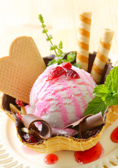 Poster - Ice cream sundae