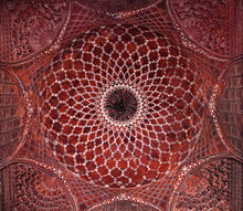 Detail Of Decorating The Taj Mahal