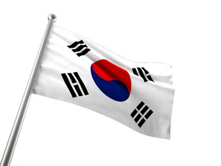 Wall Mural - korea flag