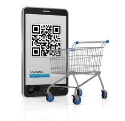 Wall Mural - qr code