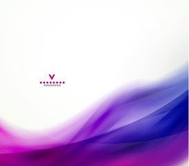 Colorful abstract wave design template