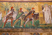 Mosaic The Three Magi In Sant Apollinare Nuovo In Ravenna