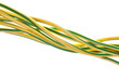 © salita2010 - Yellow green electrical grounding cables
