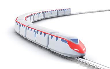 High speed train. My own design.