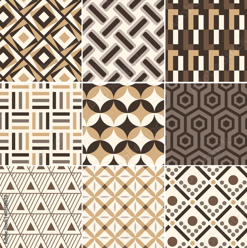bezszwowe-zloty-geometryczny-wzor-retro