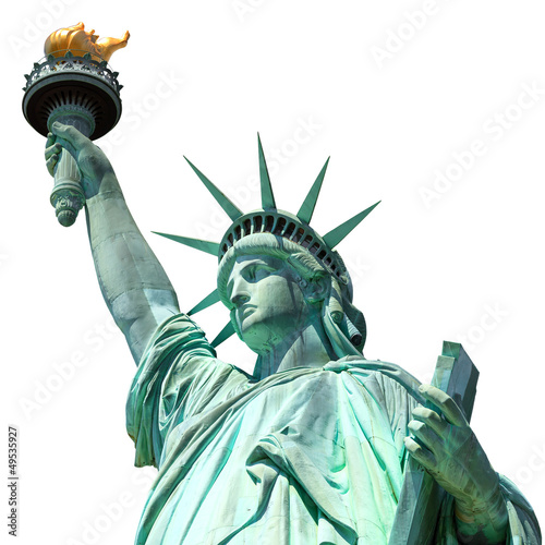 Plakat na papierze fotorealistycznym Statua Wolności, Nowy Jork, USA, samodzielnie