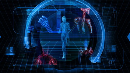 health science - background graphic animation
