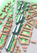 Illustration of a new urban sustainable development area