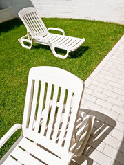 Canvas Print - sunlounger