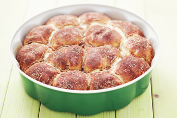 Canvas Print - cinnamon brioche