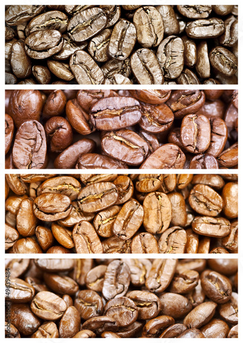 Fototapeta na wymiar Chicchi di caffè - Coffee beans