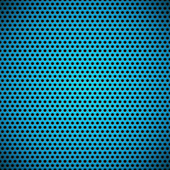 Wall Mural - Blue Seamless Circle Perforated Carbon Grill Texture