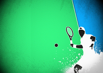 Wall Mural - Tennis sport background