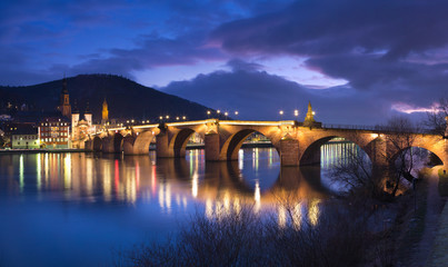 Wall Mural - Karl-Theodor-Brücke in Heidelberg