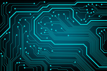 Poster - circuit board background. eps10 vector