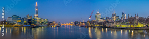Board z aluminiowym obramowaniem Panorama Tamizy