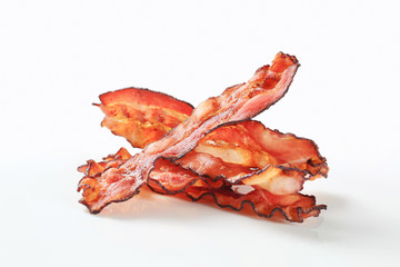 Wall Mural - Fried bacon strips