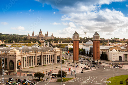 Fotoboard na płycie Barcelona, ​​Hiszpania