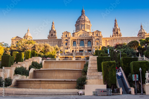 Fotoboard na płycie Barcelona, ​​Hiszpania