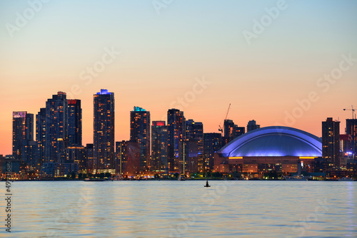 Fotoboard na płycie Zachód słońca w toronto