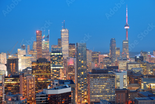 Fotoboard na płycie Zmierzch Toronto