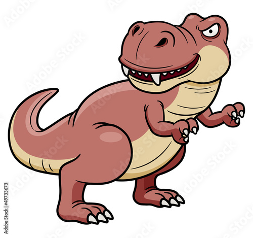 Naklejka dekoracyjna illustration of cartoon dinosaur