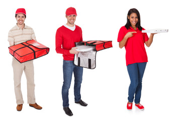 Pizza delivery people