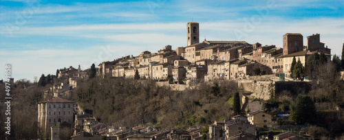 Cuadros en Lienzo Panorama of Colle di Val d'Elsa, the city of crystal, Tuscany, I