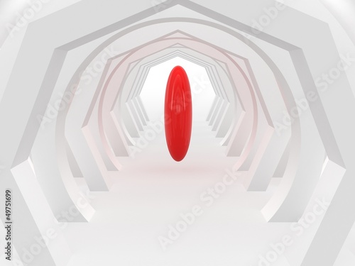 Board z aluminiowym obramowaniem Tunel