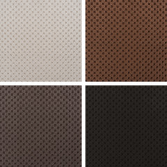 Wall Mural - Set from backgrounds of leather texture