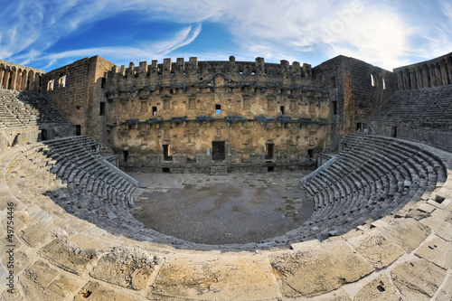 Fotografía Roman amphitheatre of Aspendos