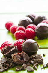 Wall Mural - Chocolate truffles