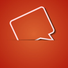 Wall Mural - vector background. orange icon applique. eps10