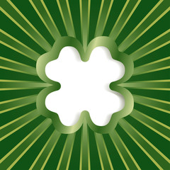 Sticker - Clover background