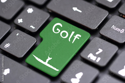 Board z aluminiowym obramowaniem Golf na klucz